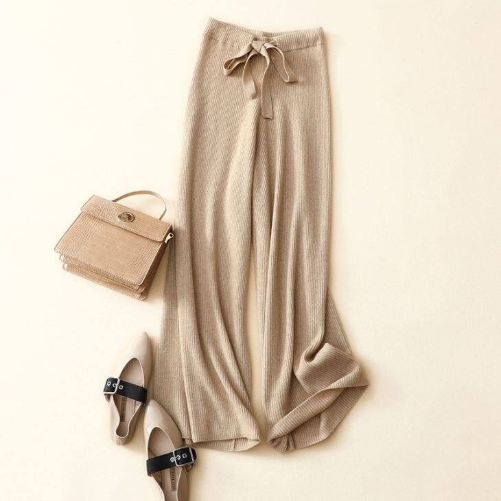 Lady Cashmere Wide Legs Pants