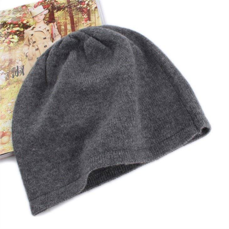 Lady Embroidered Cashmere Beanie