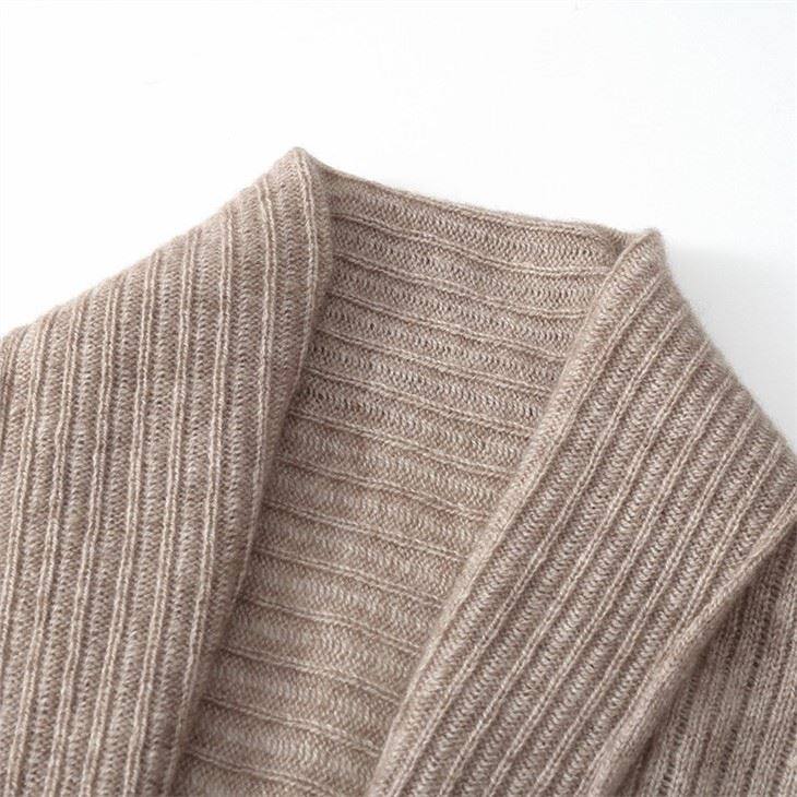 Lady Pure Cashmere Knitted Poncho