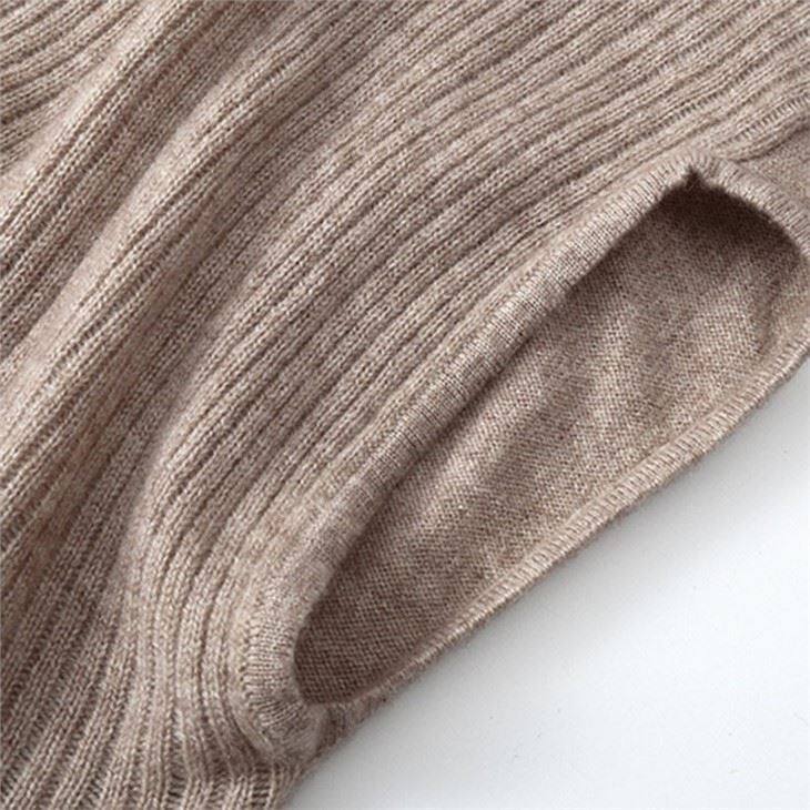 Lady Pure Cashmere Knitted Poncho