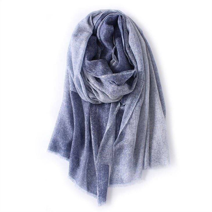 Light Weight Spray Print Cashmere Scarf