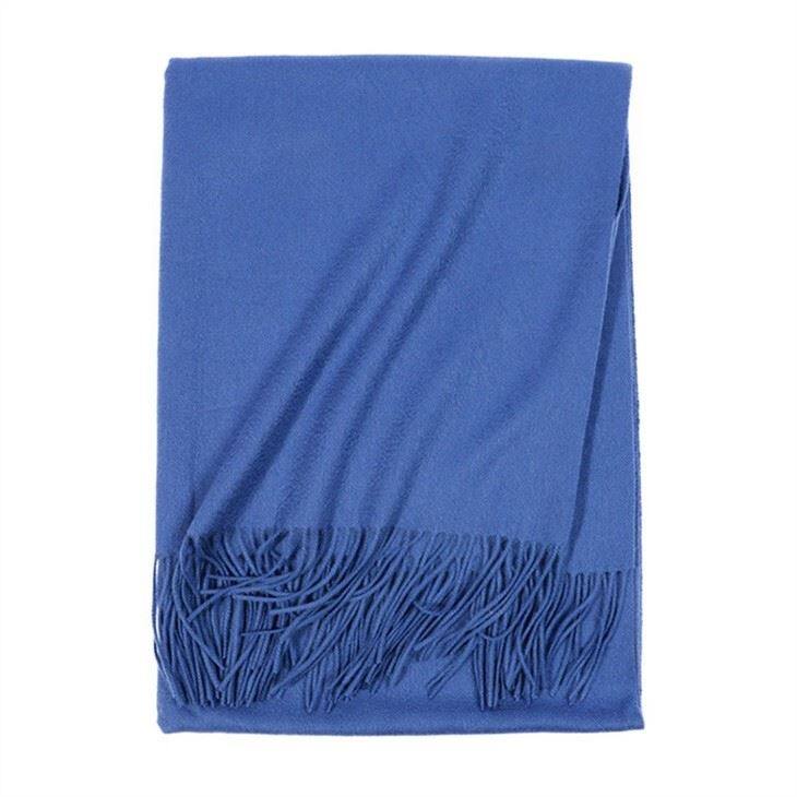 Luxurious Unisex Solid Color Cashmere Scarf