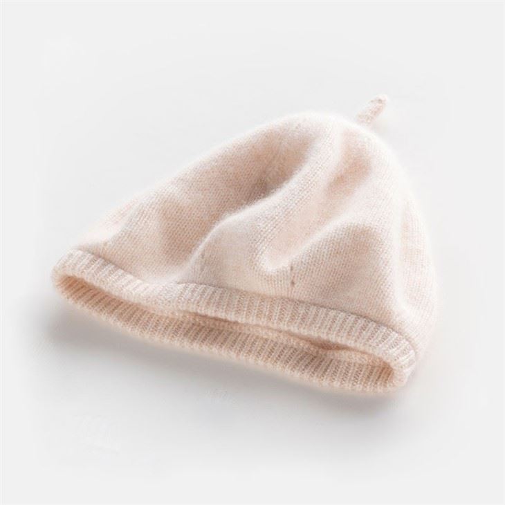 Luxury Ladies Cashmere Solid Color Beanie Beret Hat