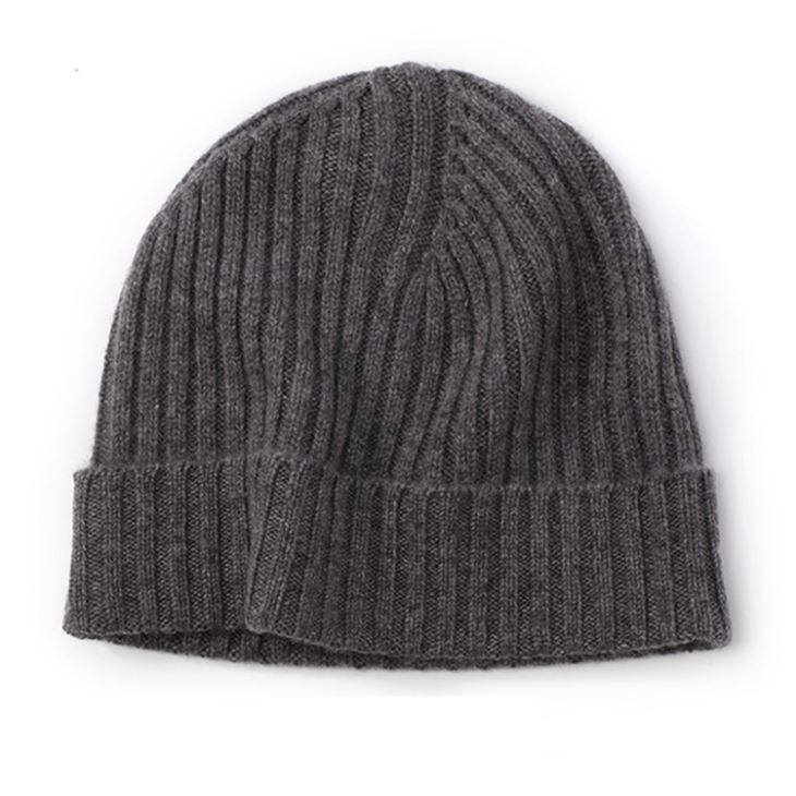 Lelaki Rib Knit Cashmere Beanie