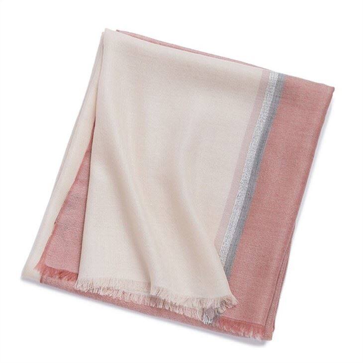 New Spring Print 100% Cashmere Scarf