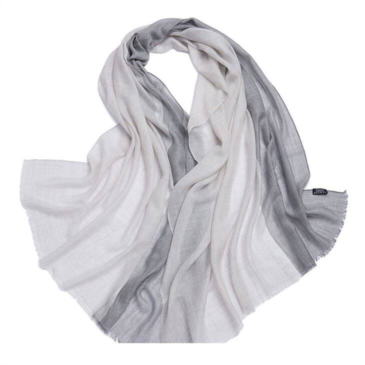New Spring Print 100% Cashmere Scarf