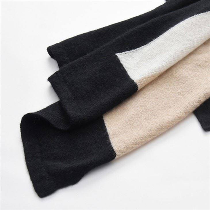 Oversize Triangle Scarf Winter Cashmere Poncho