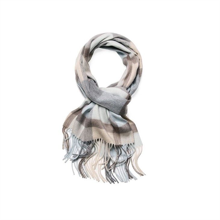 Plaid Cashmere Scarf Tartan Cashmere Scarf