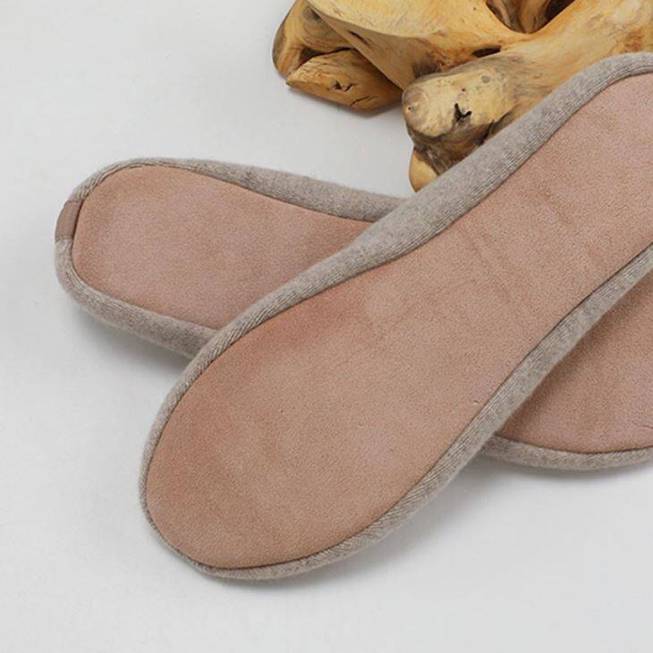 Plain Knitted Cashmere Ribbon Slippers