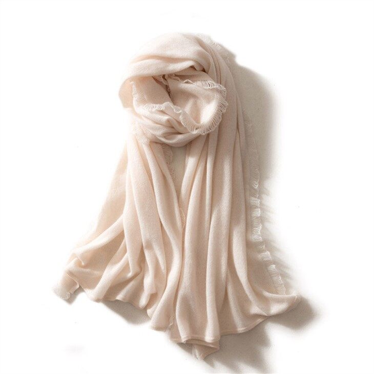 Bufanda de cachemir de invierno para mujer