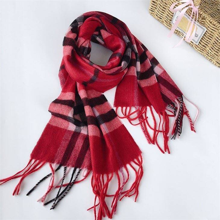 Pure Cashmere British Checked Wholesale Scarves