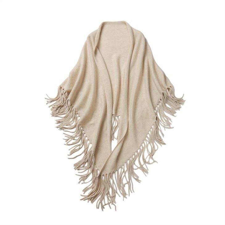 روسری ضخیم مثلثی حاشیه ترمه