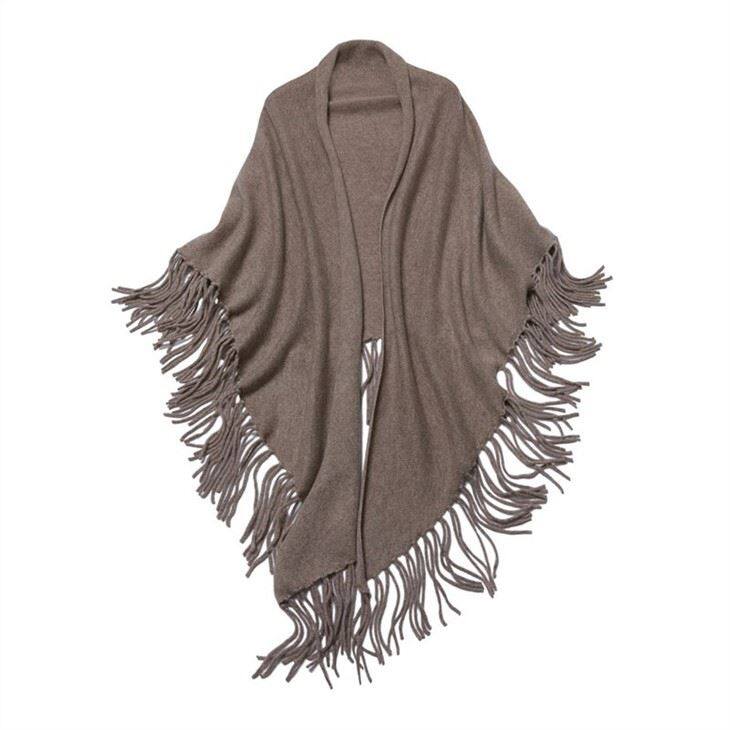 Pure Cashmere Knitted Thick Scarf