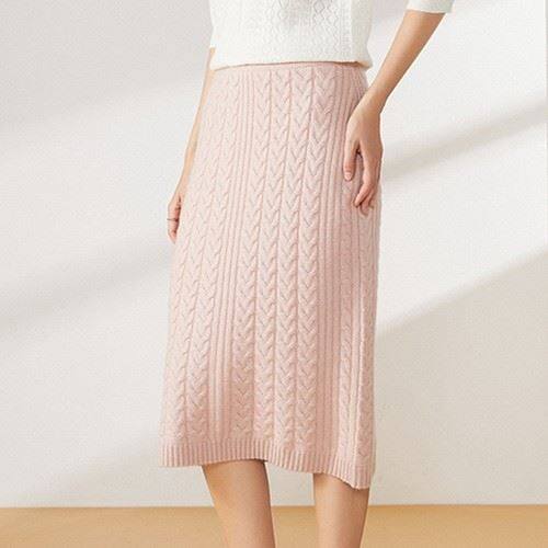 Pure Cashmere Thickened Winter Warm Dress