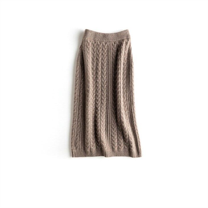 Pure Cashmere Thickened Winter Warm Dress