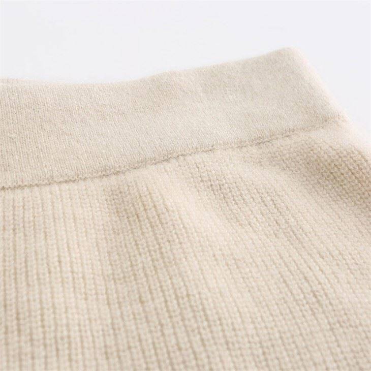 Pure Cashmere Wide-leg Pants