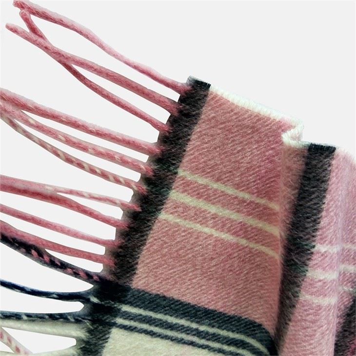 Scotland Style Plaid Color Pure Cashmere Scarf
