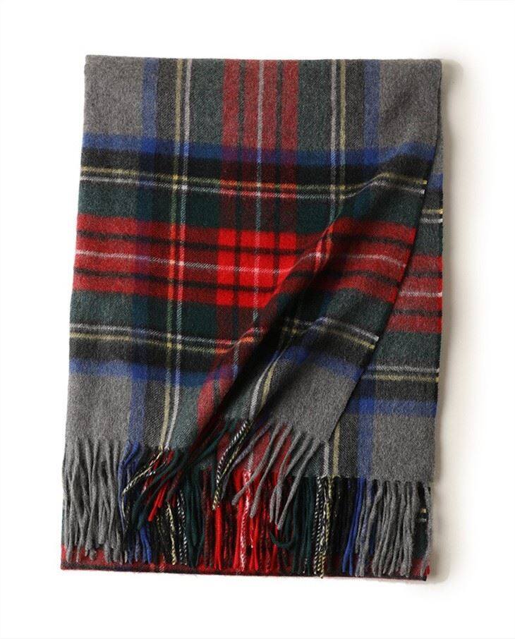 Skin-friendly Wholesale Checked Cashmere Scarvf