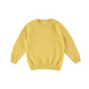 Dziecięcy sweter z kaszmiru i okrągłym dekoltem