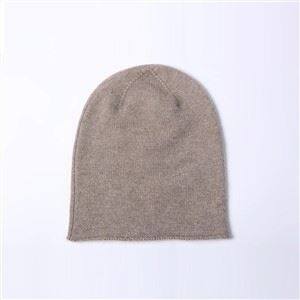 Dwustronna damska czapka z dzianiny kaszmirowej