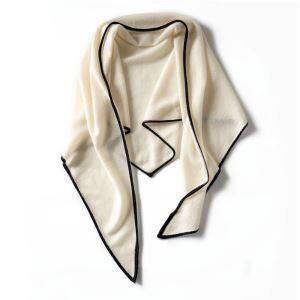 Double Sides lenn mouton trikote poncho