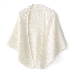 روسری ترمه بافتنی قلاب بافی توخالی