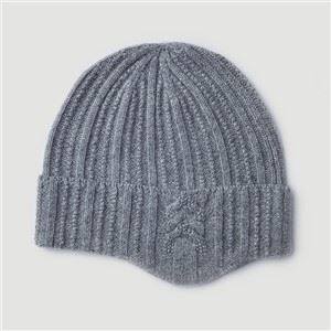 Gorro de cachemir unisex de invierno cálido de punto