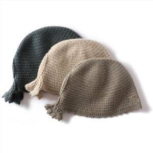 Lady Hekle Strikket Cashmere Beanie