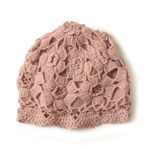 Дамска двойна кашмирена шапка на една кука