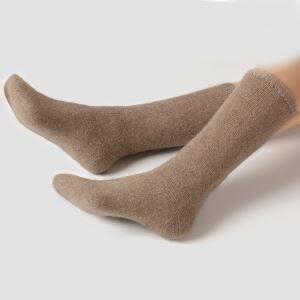 Lady Hand Knit Cashmere Socks