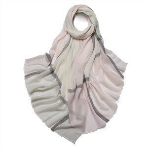 Könnyű, kockás fésült kasmír sál