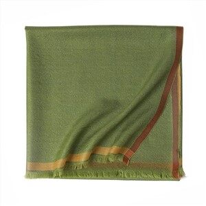 Lejè kare solid koulè kashmir foula