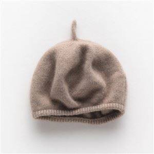 Beanie warna solid kint cashmere