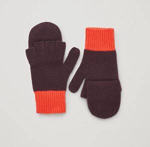 Sarung Tangan Kasmir Bayi Berkait Separuh Jari