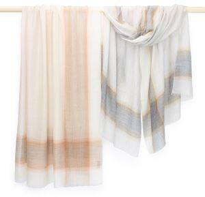 Lekki szalik z kaszmiru w jednolitym kolorze