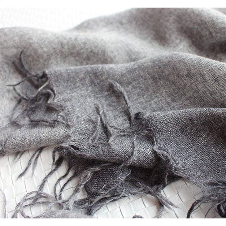 Spray Print Customized Colour Cashmere Scarf