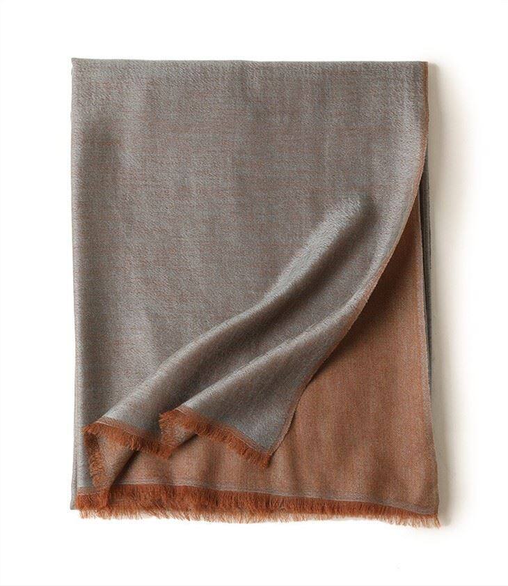 Stylish Solid Color Double Side Cashmere Scarf