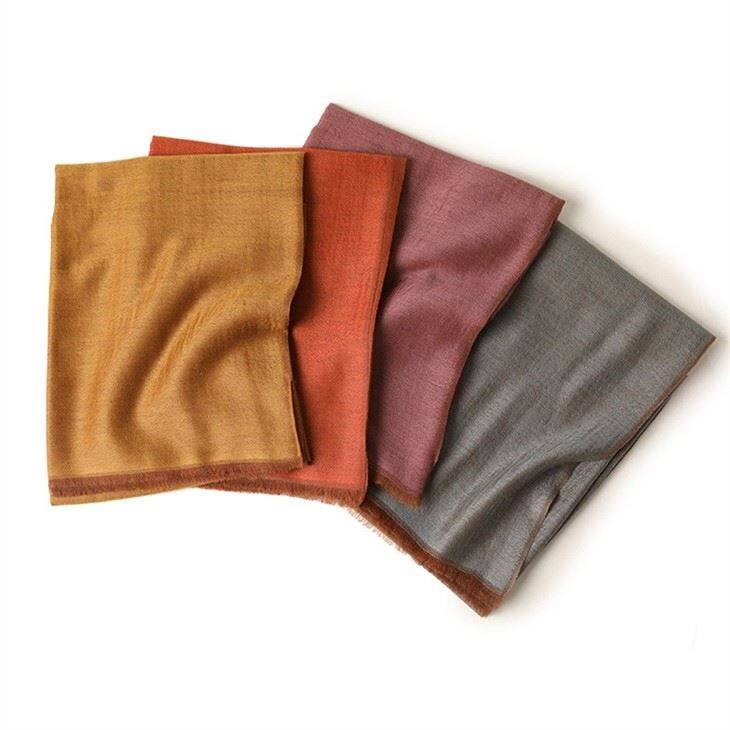 Stylish Solid Color Double Side Cashmere Scarf