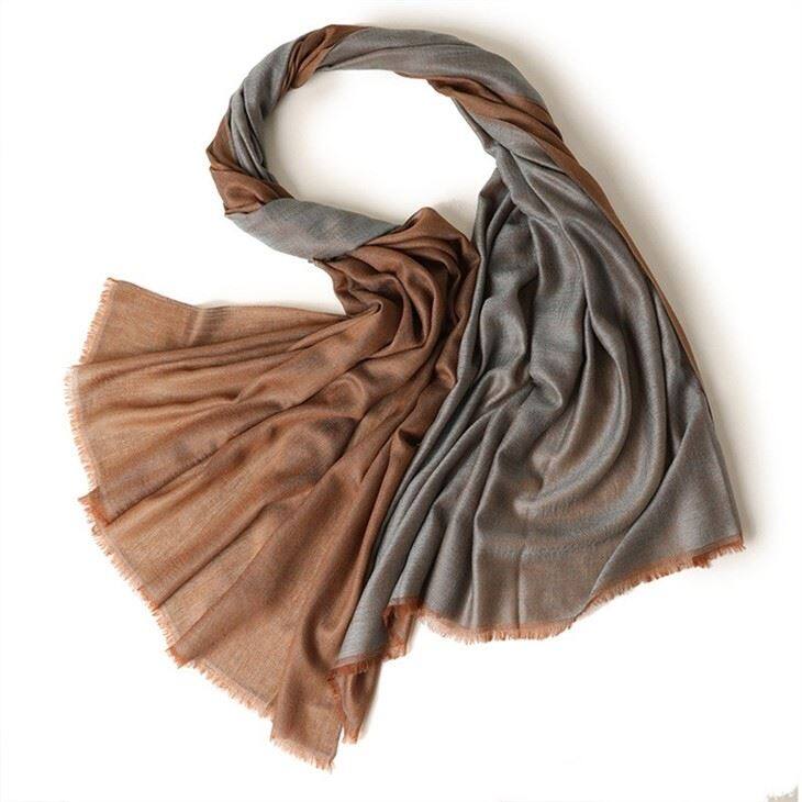 Stylish Solid Color Double Side Cashmere Scarf