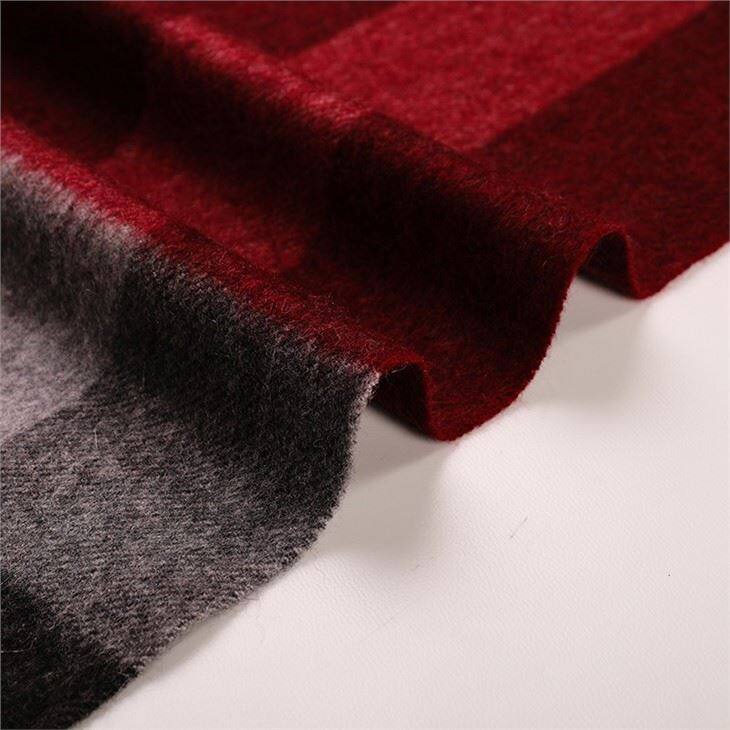 Tassel Plaid Color Cashmere Scar