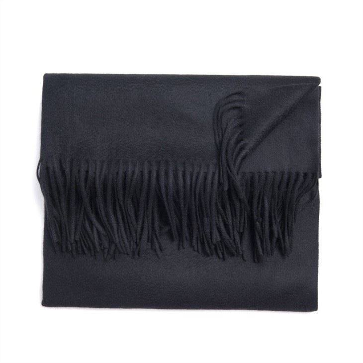 Thick Oversize Solid Color Cashmere Scarf