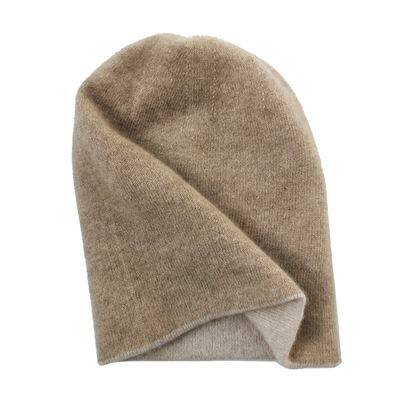 Thin Knit Men Double Layer Cashmere Beanie