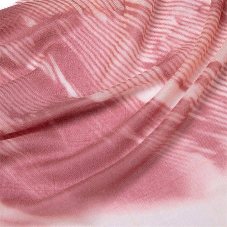 Ultra-Thin Digital Print Worsted Cashmere Scarf