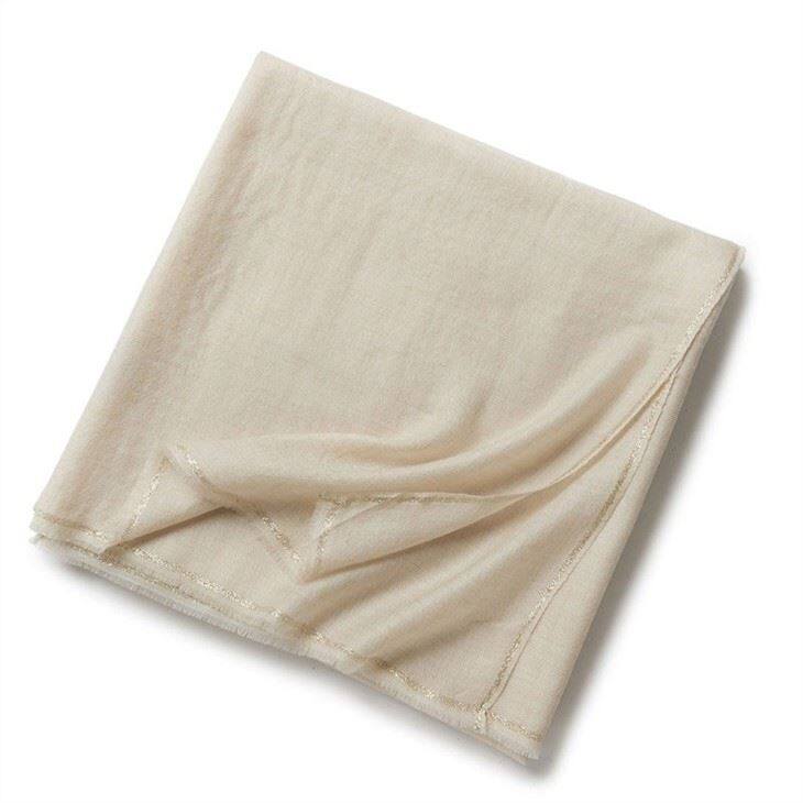 Ultra Thin Solid Color Ring Cashmere Scarf