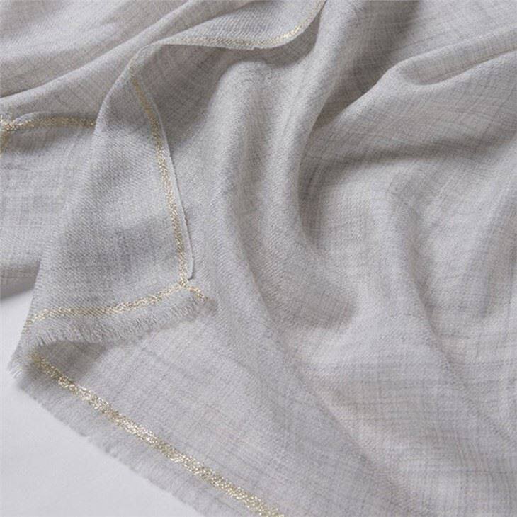 Ultra Thin Solid Color Ring Cashmere Scarf