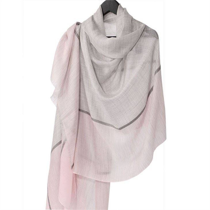 Ultrathin Worsted Checked Plaid Tartan Cashmere Scarf