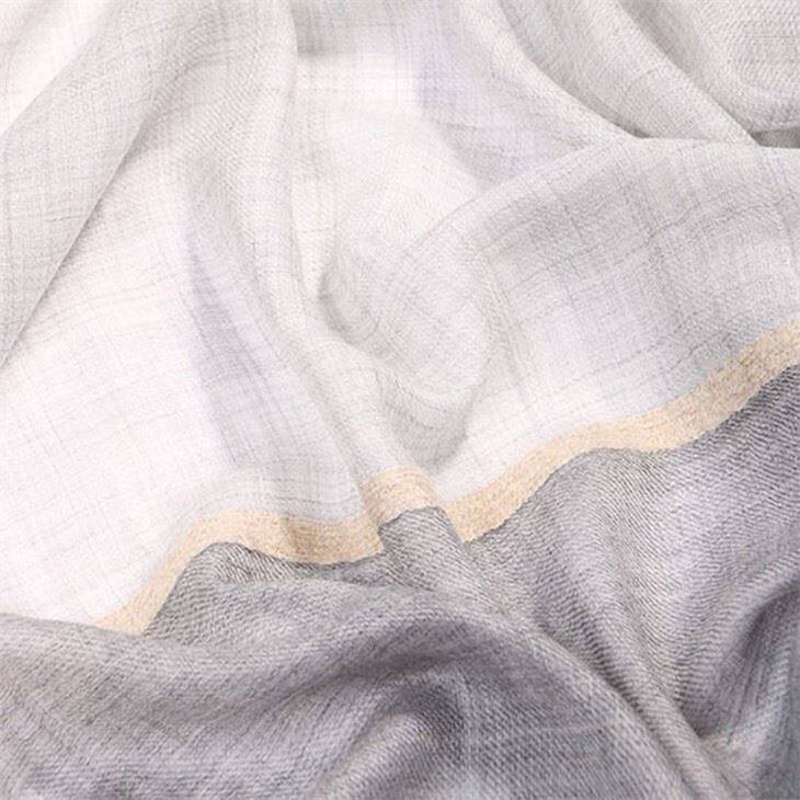 Ultrathin Worsted Checked Plaid Tartan Cashmere Scarf