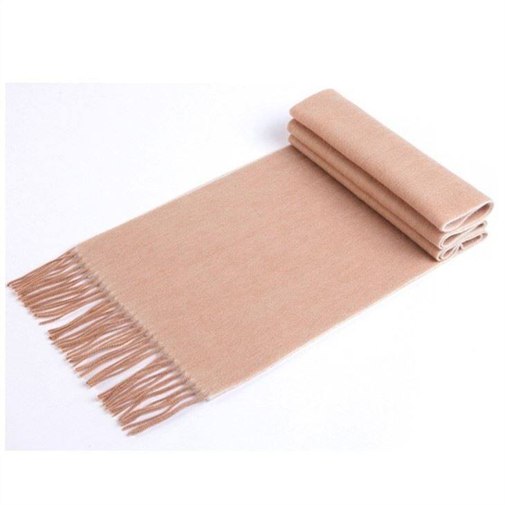 Unisex Classic Double Side Cashmere Scarf