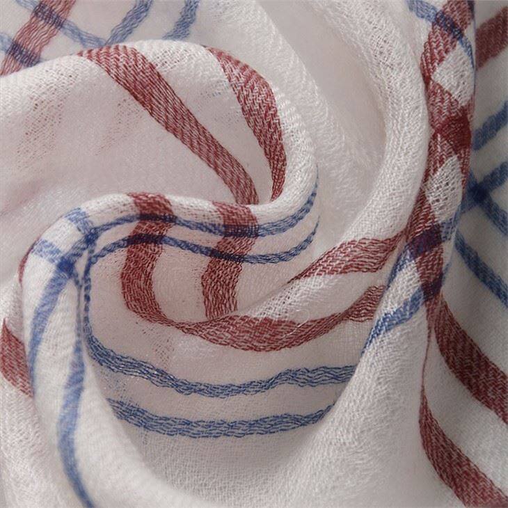 Versatile Checked Plaid Tartan Cashmere Scarf