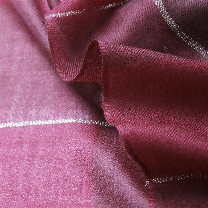 Vintage Checked Plaid Tartan Lightweight Cashmere Scarf